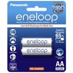 2000MAH 2PCS ENELOOP BATTERY AA 1,2V 2000 MAH 2 PCS  large