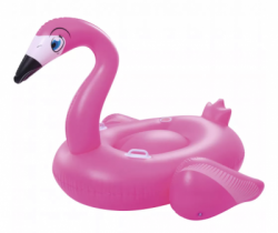 41108   SWIMMING FLOAT BESTWAY SUPERSIZED FLAMINGGO RIDER PEACH BALIDIVESHOP 4  large