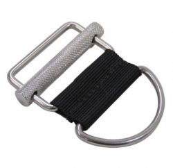 60121 WEBBING WEIGHT KEEPER ZEEPRO STAINLESS 316 SLIDING BAR DRING SIDE  large