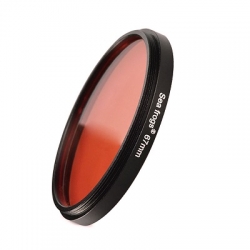 ROUND RED FILTER CAMERA SEAFROGS 67MM 1  large