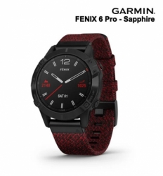 fenix 6 black dlc red nylon 1  large