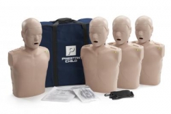 large PRESTAN CHILD CPR AED TRAINING MANIKINS W CPR MONITORS 4 PK MEDIUM SKIN 3333473 400 300