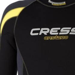 large cressi wetsuits cressi castoro 5mm wetsuit black yellow 3