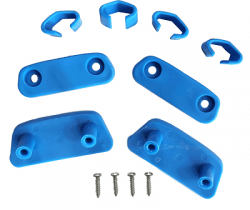 large leaderfins clips blue