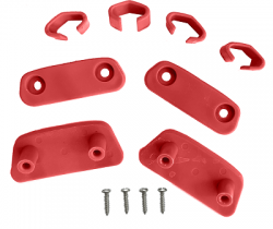 large leaderfins clips red