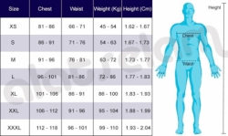 large WETSUIT SIZE CHART REV