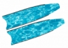 leaderfins blue camo pure carbon stereoblades  medium