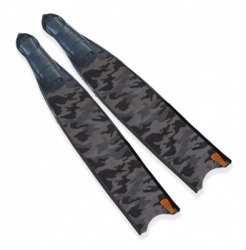 long fin ff leaderfins grey camo fiber epoxy  large