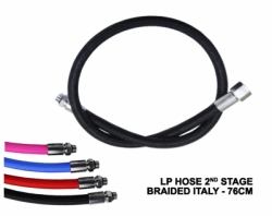 lp hose 2nd stage 76cm braided zeepro italy balidiveshop  large